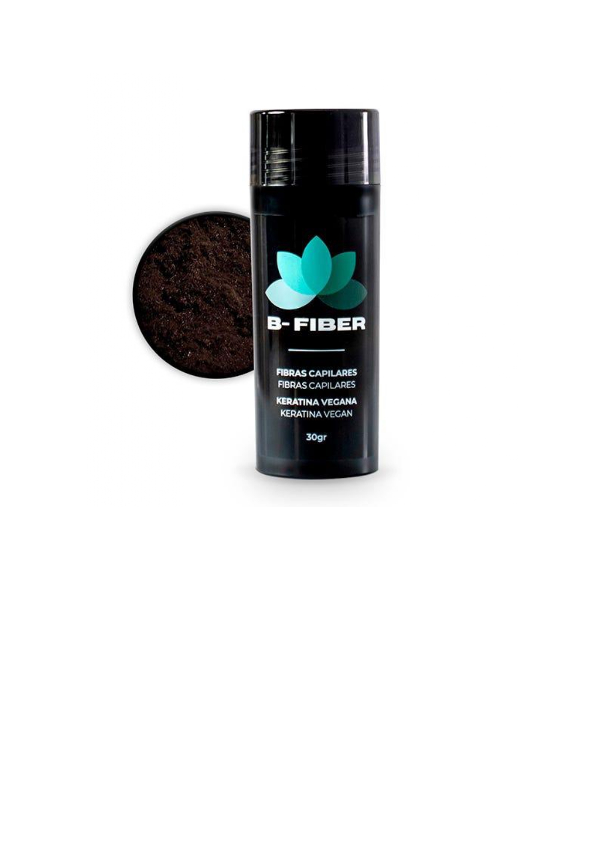 Fibras Capilares Castaño Oscuro