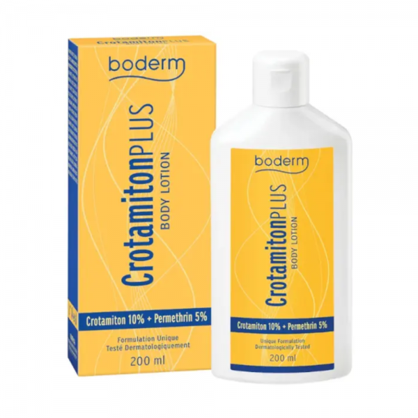 Crotamiton Plus Body Lotion Boderm, 200 ml.